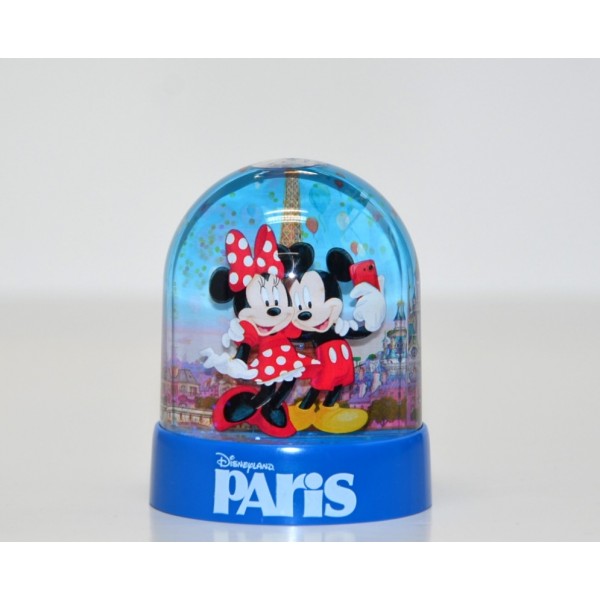 Disneyland Paris Mini Plastic Snow Globe
